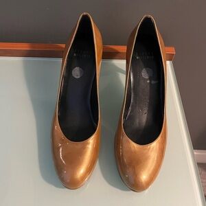 Stuart Weitzman bronze pumps